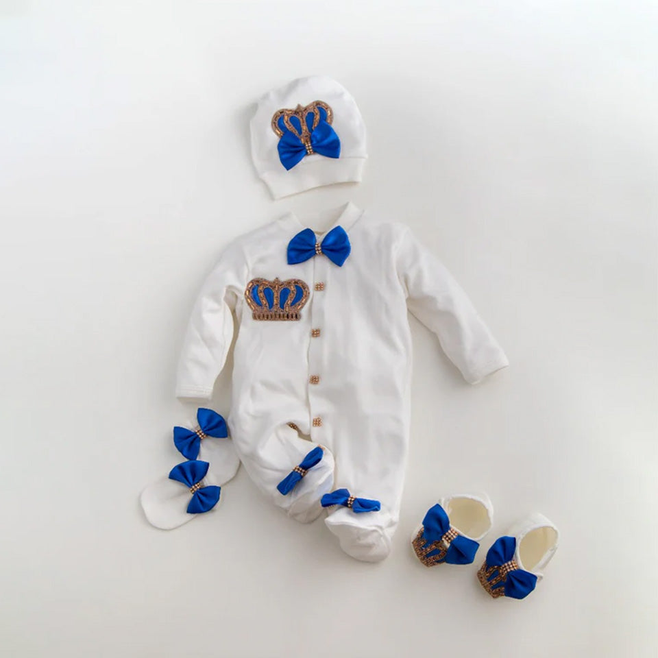 Royal Golden Crown Romper Summer