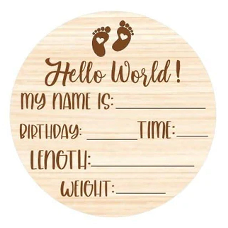 Hello World Plaque
