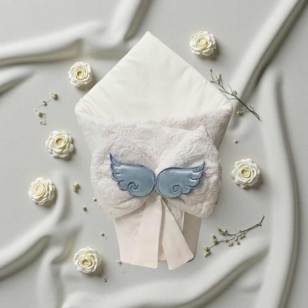 Celeste Sky Blue Wings Welcome Set